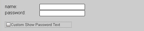 usability for password masking jquery form plugin