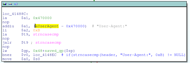 Checks for the User-Agent HTTP <a href=