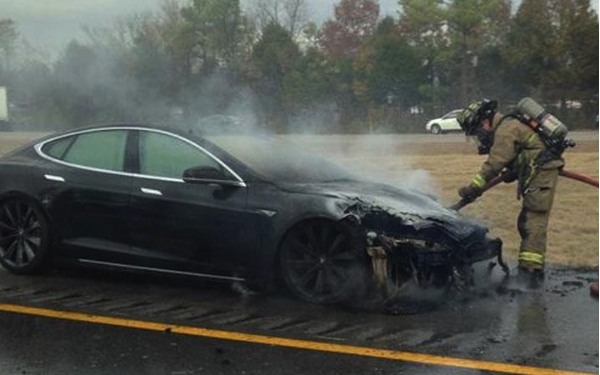 Tesla model s fire