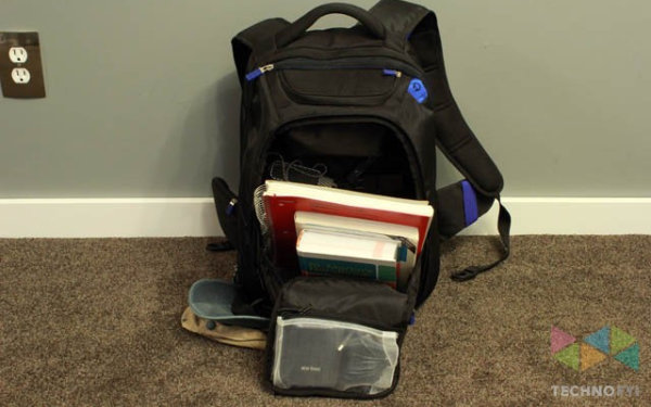TYLT-Energi-Backpack-with-books