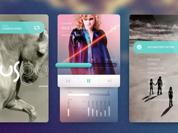 Stunning Music Apps Designs