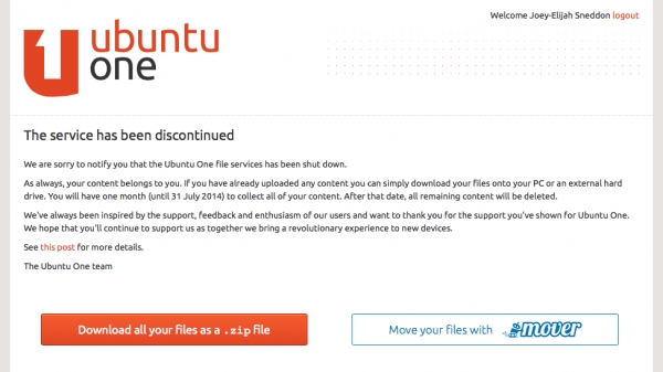 Ubuntu One ʽر