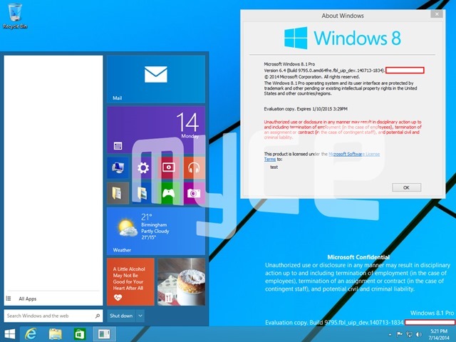Windows 9 ½ͼʼ˵ʹڻ Modern Ӧ