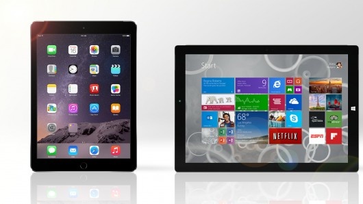 Gizmag compares the features and specs of the iPad Air 2 and Surface Pro 3