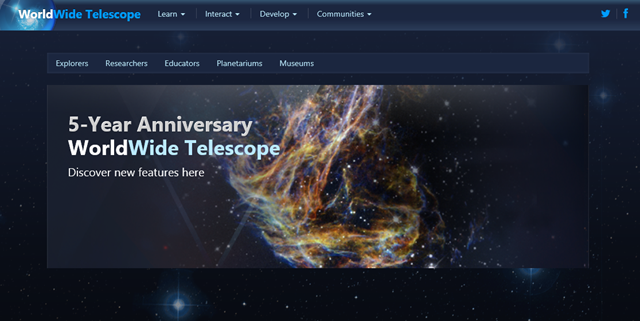 WorldWide Telescope  5 °