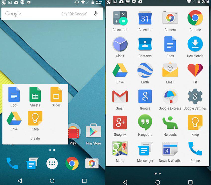 Android 5.0 ǵӦۼҳ