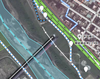 OpenStreetMap-draw-a-line