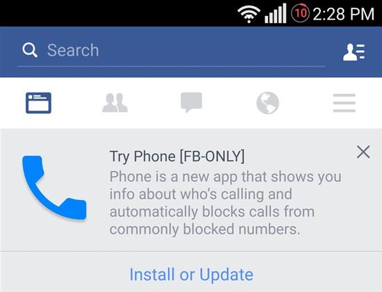 Facebook ڲһΪ Phone  Android ֻӦ