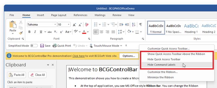 BCGControlBar v33.3新版图集