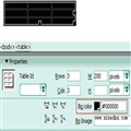 Dreamweaver MX 2004 打造细线表格